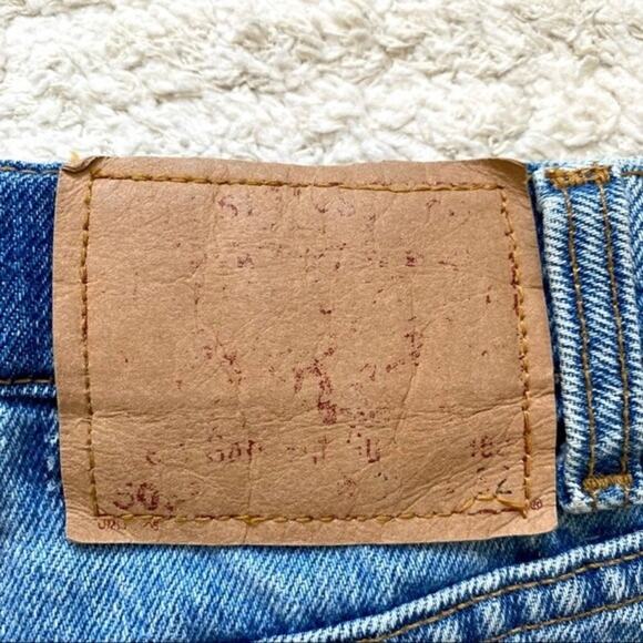 New Aligrace Custom Distressed High Rise Jeans Redone Levi’s Size 25 - Picture 7 of 12